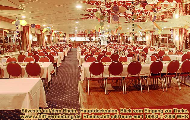 Rheinschifffahrt Rheinschiff s401eure-eur1, Hauptdeck-Salon