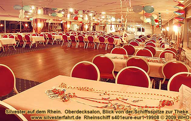 Rheinschifffahrt Rheinschiff s401eure-eur1, Obedeck-Salon
